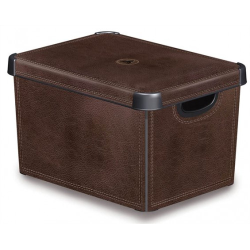 Curver Tárolódoboz 22l bőrhatású