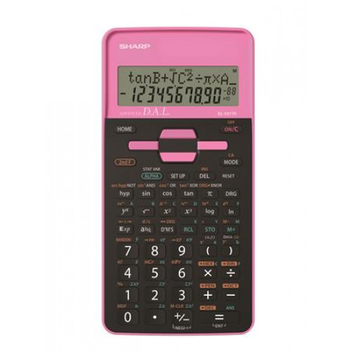 Sharp Számológép tudományos 273 funkció EL-531 pink