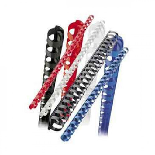 Spirál műanyag 16mm 101-120lap 100db/csom. fehér