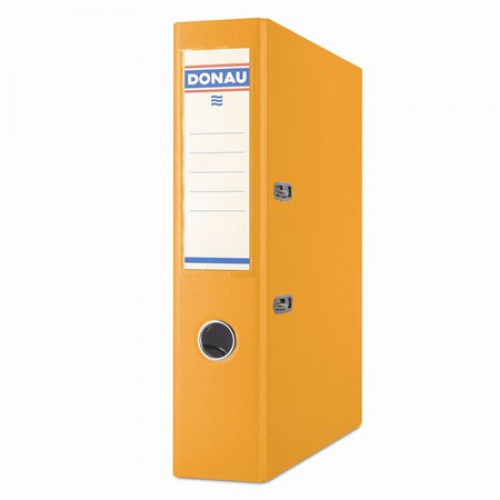 Donau Iratrendező 75mm A4 narancssárga élvédő sínnel Premium