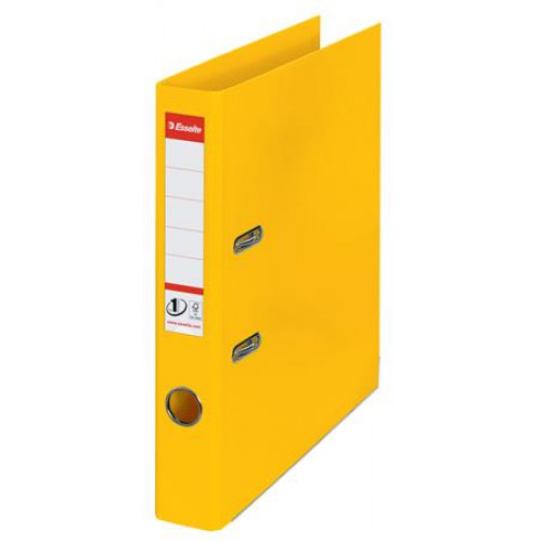 Esselte Iratrendező 50mm A4 élvédő sínnel Standard sárga