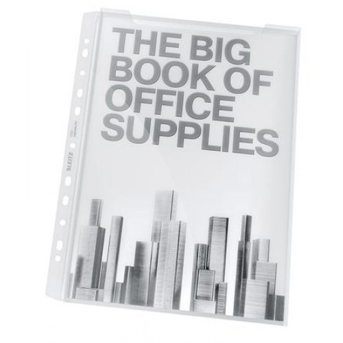 Leitz Katalógustartó genotherm lefűzhető A4 180 mikron víztiszta 20mm Jumbo