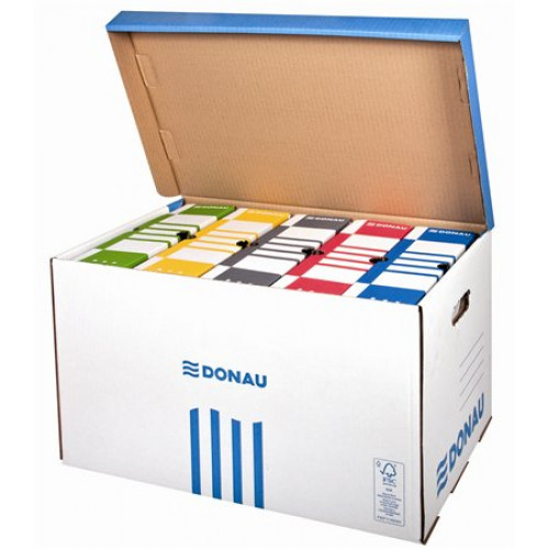 Donau Archiválókonténer 370x558x315mm felfelé nyíló kék