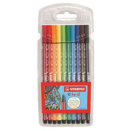 Stabilo Rostirón készlet 1mm Pen 68 10 különböző szín