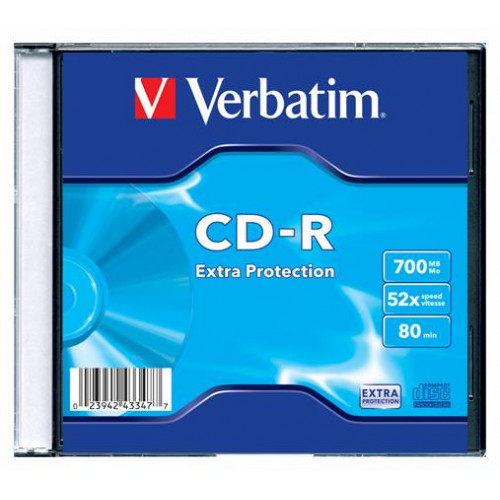 Verbatim CD-R lemez 700MB 52x vékony tok DataLife