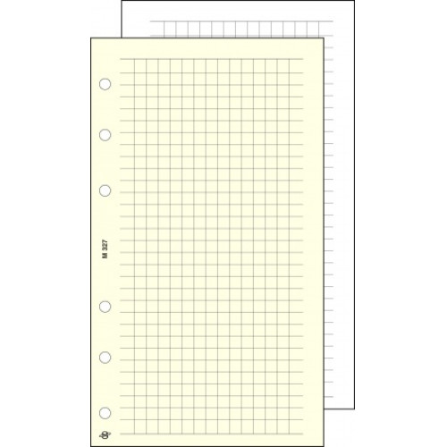 Saturnus Kalendárium betét jegyzetlap M kockás chamois