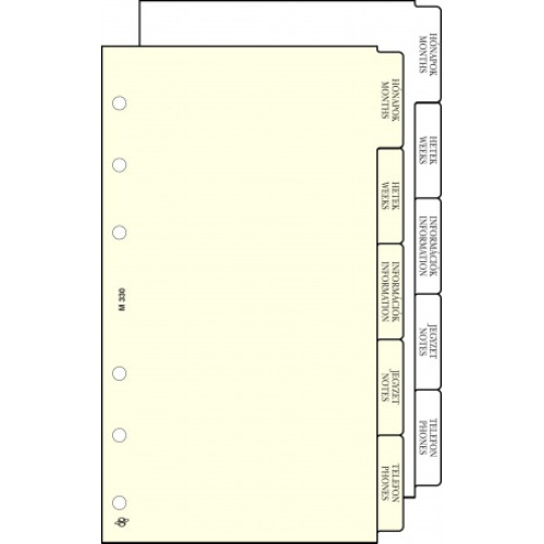 Saturnus Kalendárium betét elválasztólap M chamois