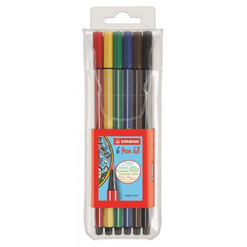 Stabilo Rostirón készlet 1mm Pen 68 6 kül. szín