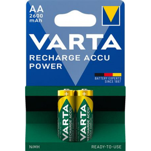 Varta Tölthető elem AA ceruza 2x2600mAh előtöltött Power