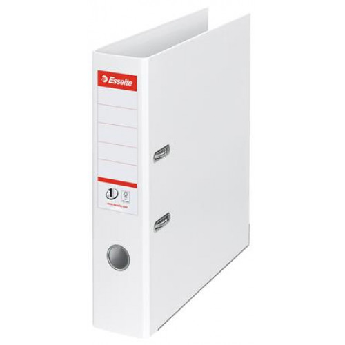 Esselte Iratrendező 75mm A4 élvédő sínnel Standard Vivida fehér