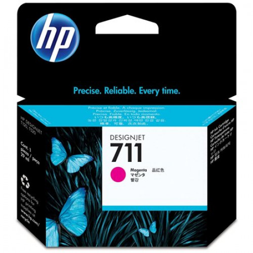 Hp CZ131A Tintapatron DesignJet T120T520 711 vörös 29ml