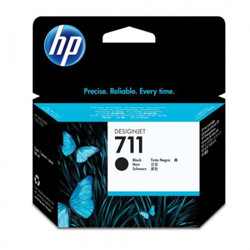 Hp CZ133A Tintapatron DesignJet T120T520 711 fekete 80ml