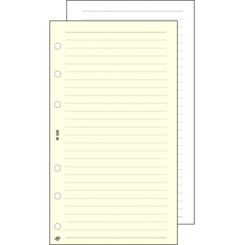 Saturnus Kalendárium betét jegyzetlap L vonalas chamois