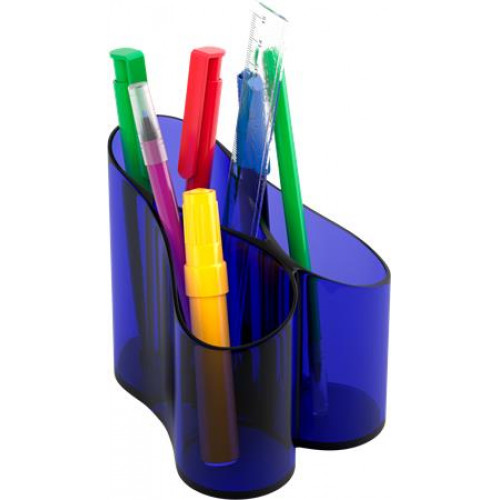 Ico Írószertartó Lux áttetsző kék