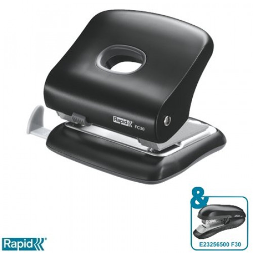Rapid Lyukasztó 30lap FC30 fekete
