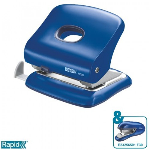Rapid Lyukasztó 30lap FC30 vízkék