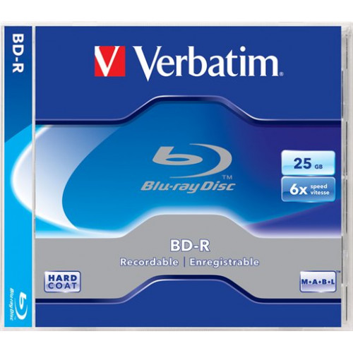 Verbatim BD-R BluRay lemez 25GB 6x normál tok