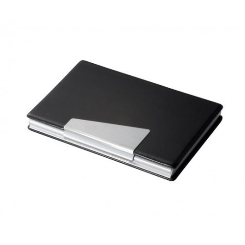 Sigel Névjegytartó tárca alumínium/műbőr 20 db-os