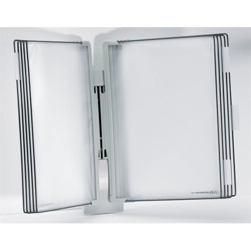 Tarifold Bemutatótábla tartó fali 10db bemutatótáblával Design szürke