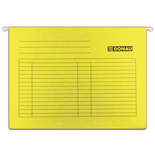 Donau Függőmappa karton A4 sárga