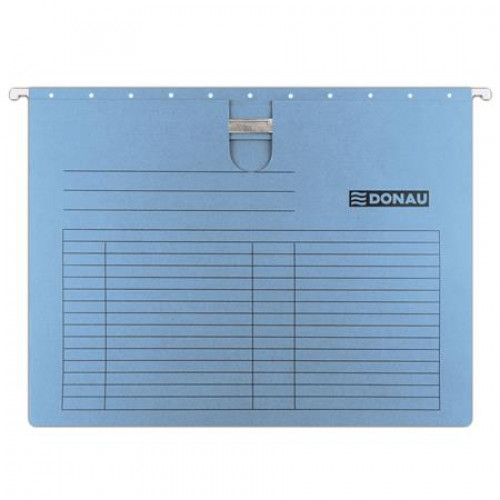 Donau Függőmappa gyorsfűzős karton A4 kék