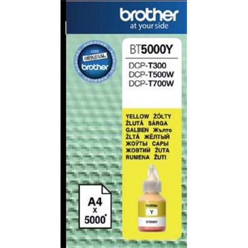 Brother BT5000Y Tintapatron DCP T-300 500W 700W nyomtatókhoz sárga 5K