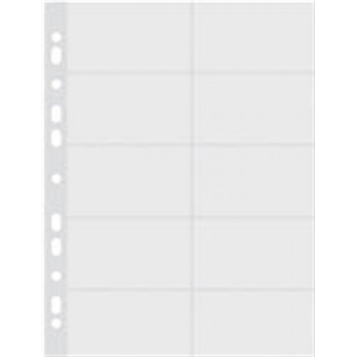 Donau Névjegykártyatartó genotherm lefűzhető A4 50 mikron víztiszta