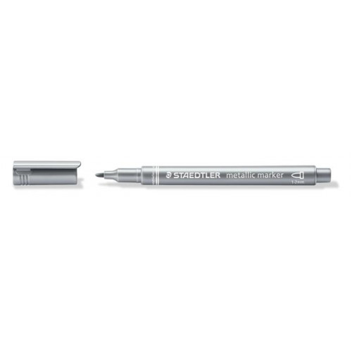 Staedtler Dekormarker 1-2mm kúpos ezüst