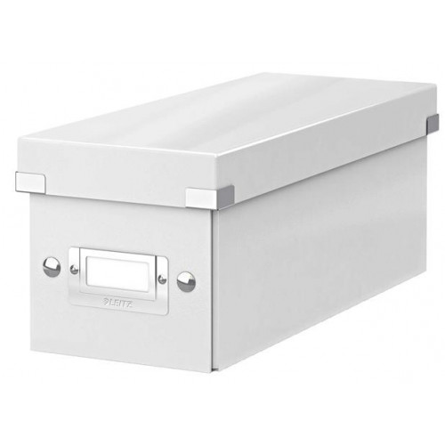 Leitz CD tároló doboz lakkfényű Click&Store fehér