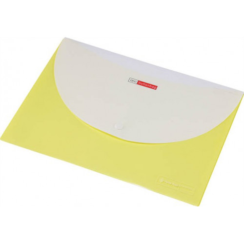 Panta Plast Irattartó tasak DL PP patentos két zsebes pasztell sárga