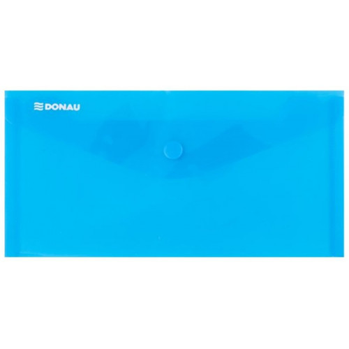 Donau Irattartó tasak 220x110x0,18 DL PP patentos kék
