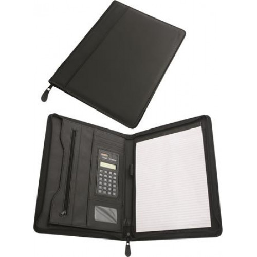 Sakota Konferencia mappa A4 műbőr számológéppel fekete