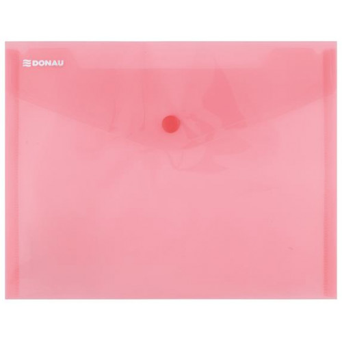 Donau Irattartó tasak A5 PP patentos piros