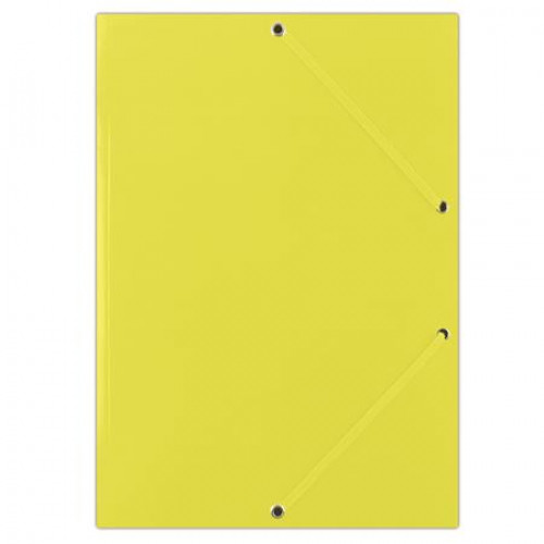 Donau Gumis mappa karton A4 400gr Standard citromsárga