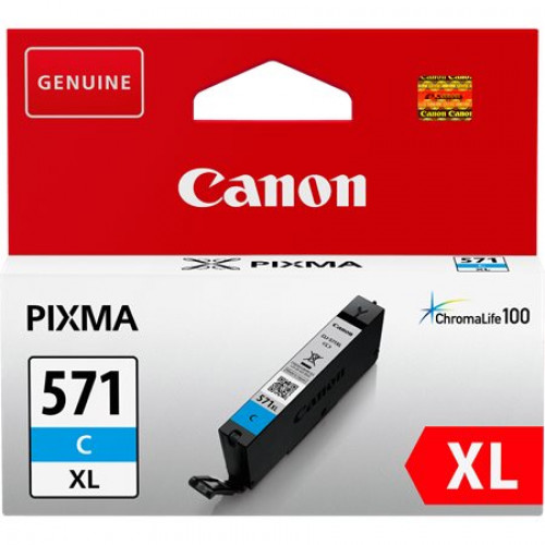 Canon CLI-571CXL Tintapatron Pixma MG5750 6850,7750 nyomtatókhoz kék 11ml