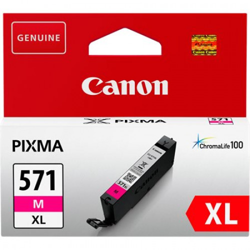 Canon CLI-571MXL Tintapatron Pixma MG5750 6850,7750 nyomtatókhoz vörös 11ml