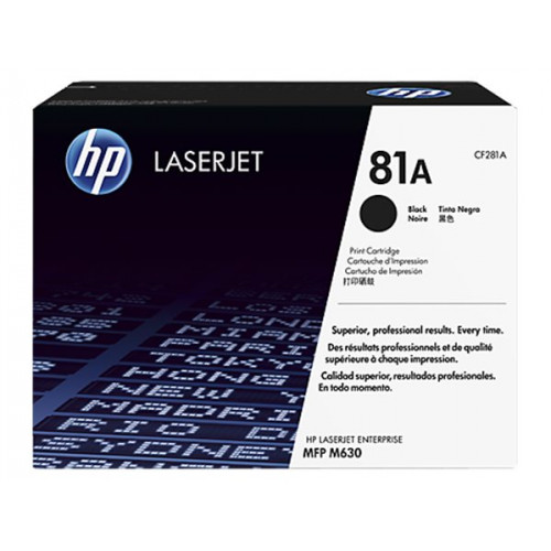Hp CF281A Lézertoner LaserJet Enterprise M604n MFP M630f fekete 10,5k