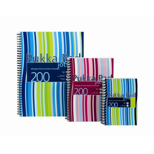 Pukka Pad Spirálfüzet A6 vonalas 100lap Stripe