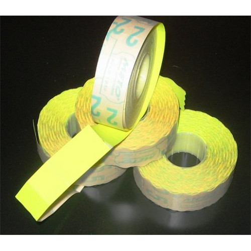 Meto Árazógépszalag 19x16mm citrom