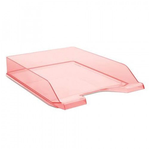 Donau Irattálca műanyag áttetsző piros