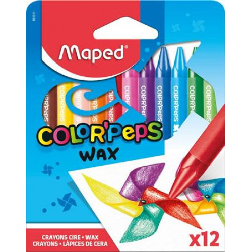Maped Zsírkréta Color Peps Wax 12 különböző szín