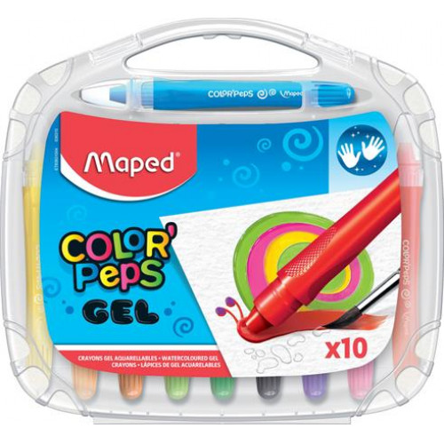 Maped Zsírkréta kitekerhető Color Peps GEL 10 különböző szín