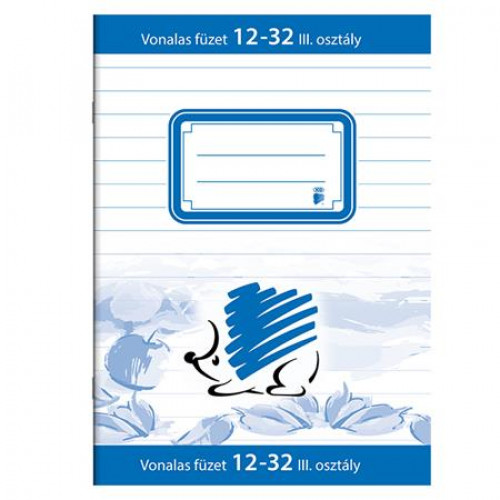 Ico Füzet tűzött A5 vonalas 32lap 3. osztály 12-32
