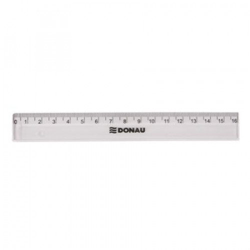 Donau Vonalzó műanyag 16cm