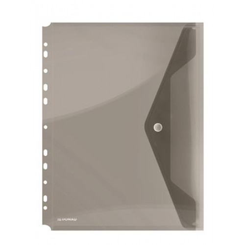 Donau Irattartó tasak A4 PP patentos lefűzhető füstszínű