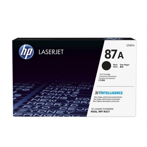 HP CF287A Lézertoner LaserJet M506 M527 nyomtatókhoz 87A fekete 9k