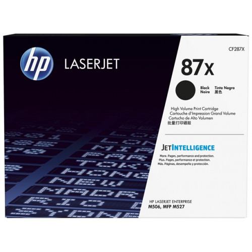 HP CF287X Lézertoner LaserJet M506 M527 nyomtatókhoz 87X fekete 18k
