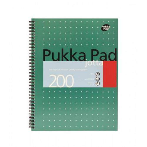 Pukka Pad Spirálfüzet A4+ vonalas 100lap Metallic Jotta