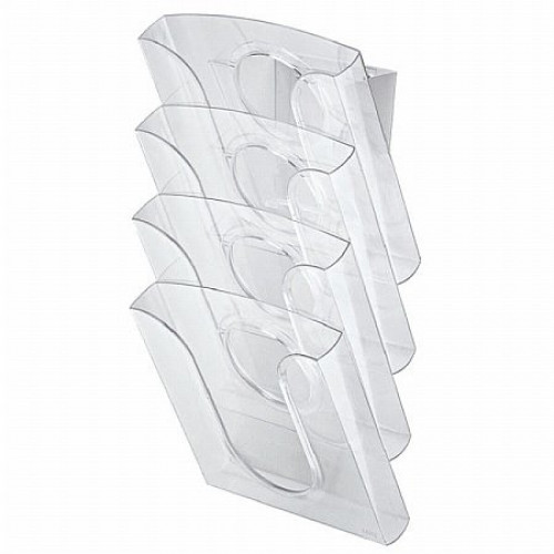 Leitz Katalógustartó kiegészítő támasszal A4 4 rekeszes Presenter víztiszta