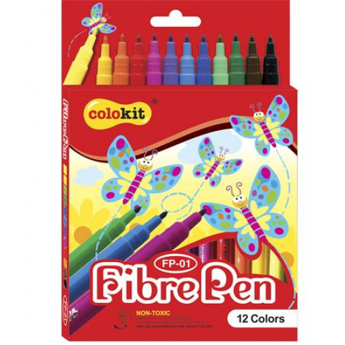 Colokit Filctoll készlet FibrePen 12 különböző készlet